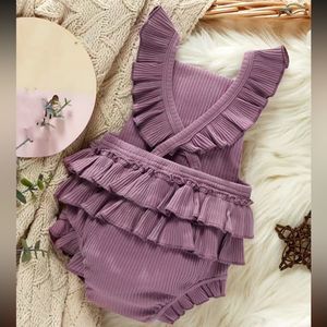 Purple Ruffled Bubble